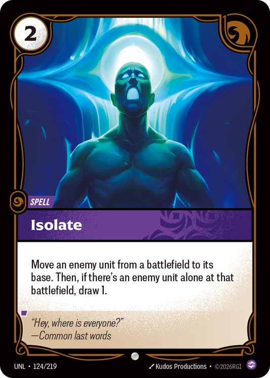Isolate - Riftbound TCG Card