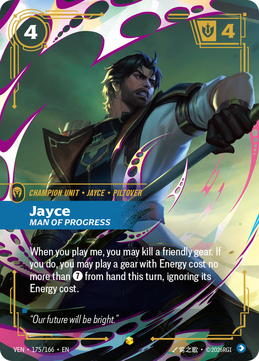 Jayce, Man of Progress (Foil) - Riftbound Vendetta