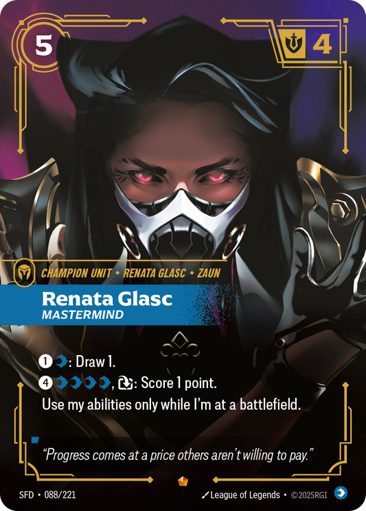 Renata Glasc - Mastermind - Riftbound TCG Card