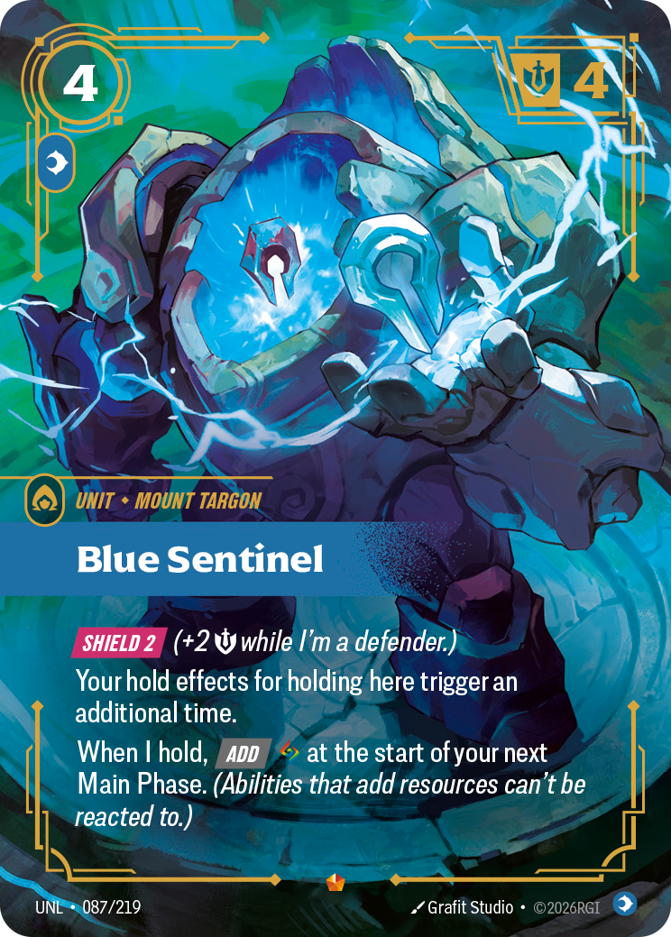 Blue Sentinel - Riftbound TCG Card