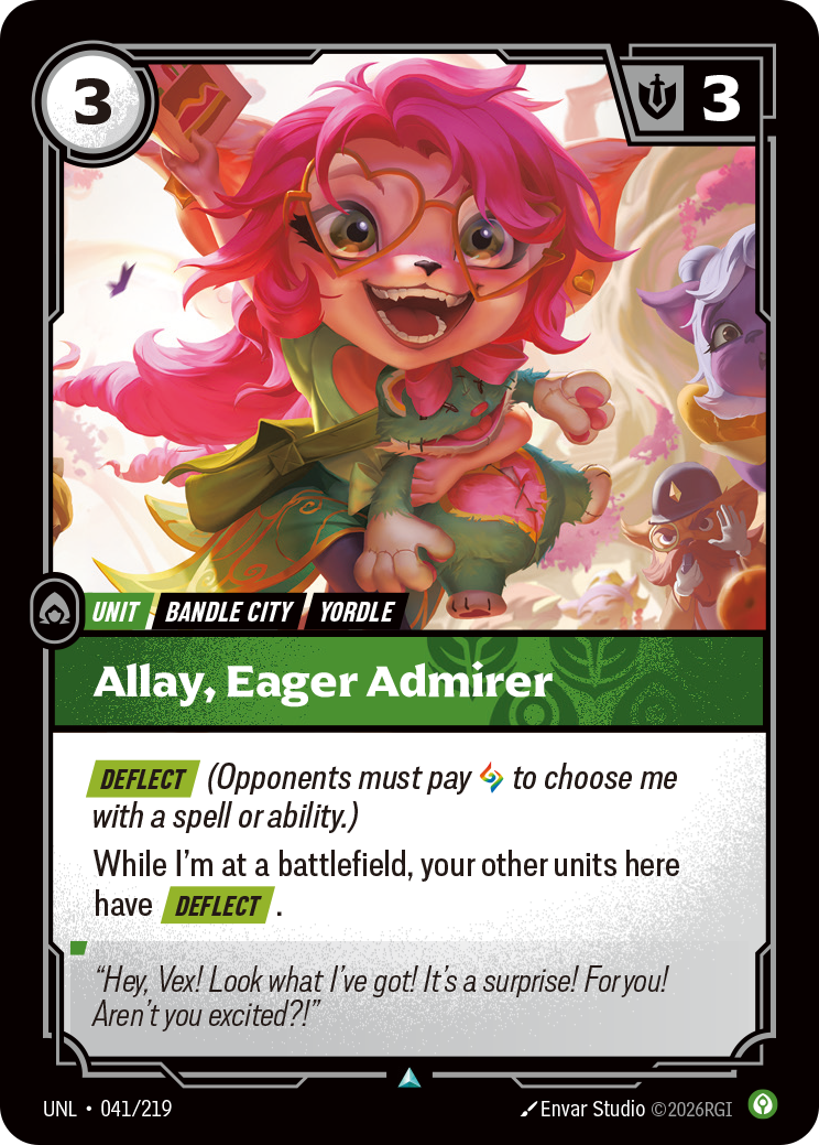 Allay, Eager Admirer - Riftbound TCG Card