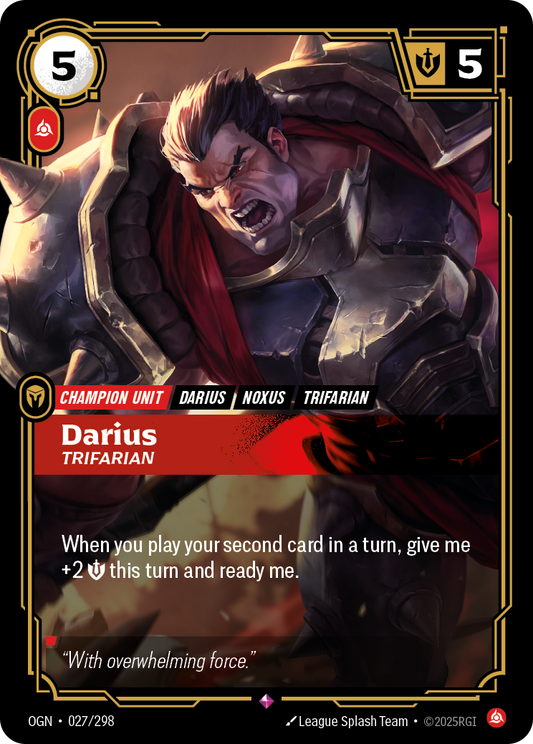 Darius - Trifarian - Riftbound TCG Card