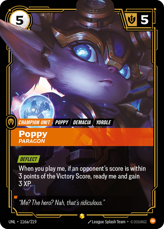 Poppy - Paragon (Alternate Art) - Riftbound TCG Card