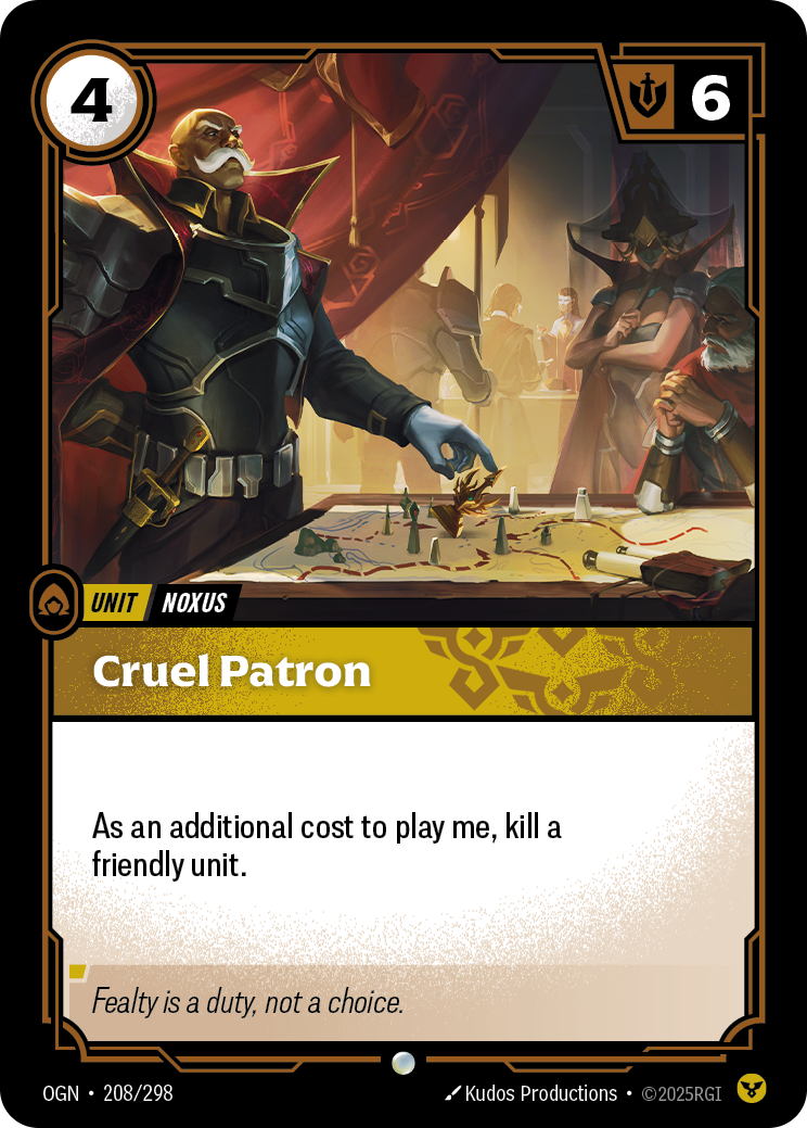 Cruel Patron - Riftbound TCG Card