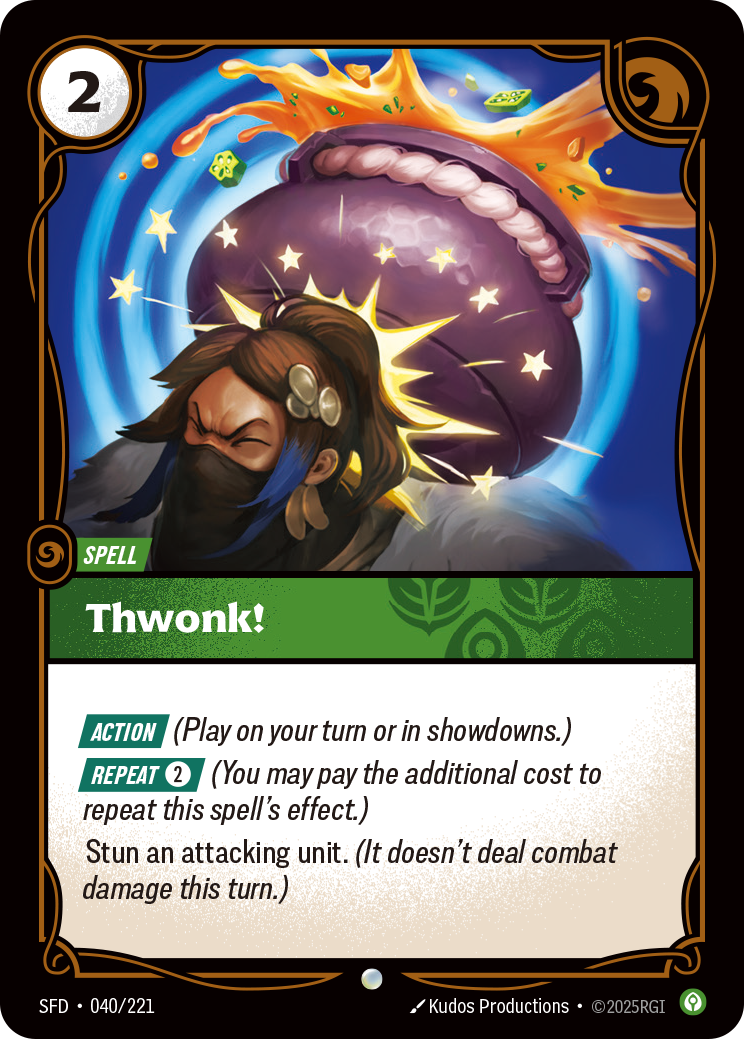 Thwonk! - Riftbound TCG Card