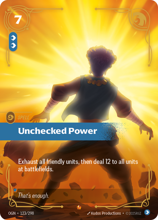 Unchecked Power - Riftbound TCG Card