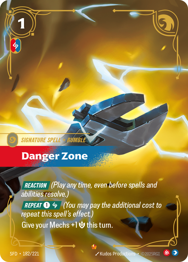 Danger Zone - Riftbound TCG Card