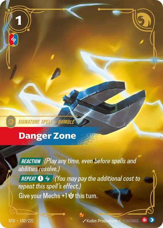 Danger Zone - Riftbound TCG Card