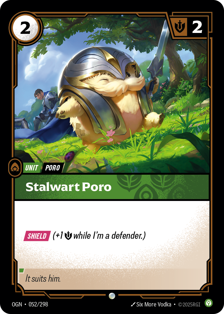 Stalwart Poro - Riftbound TCG Card