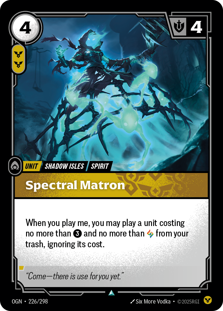 Spectral Matron - Riftbound TCG Card