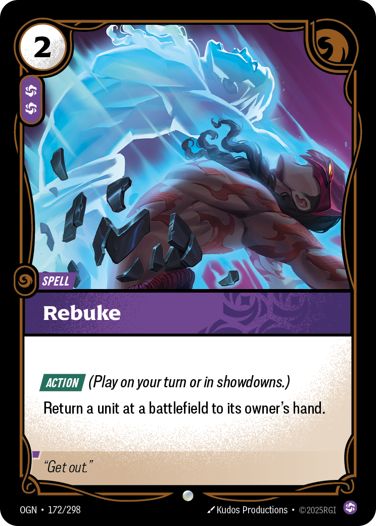 Rebuke - Riftbound TCG Card