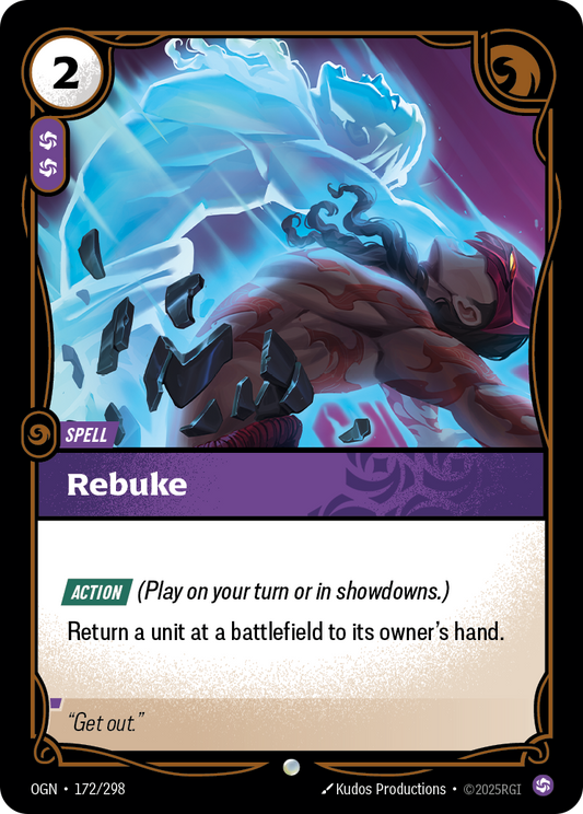 Rebuke - Riftbound TCG Card