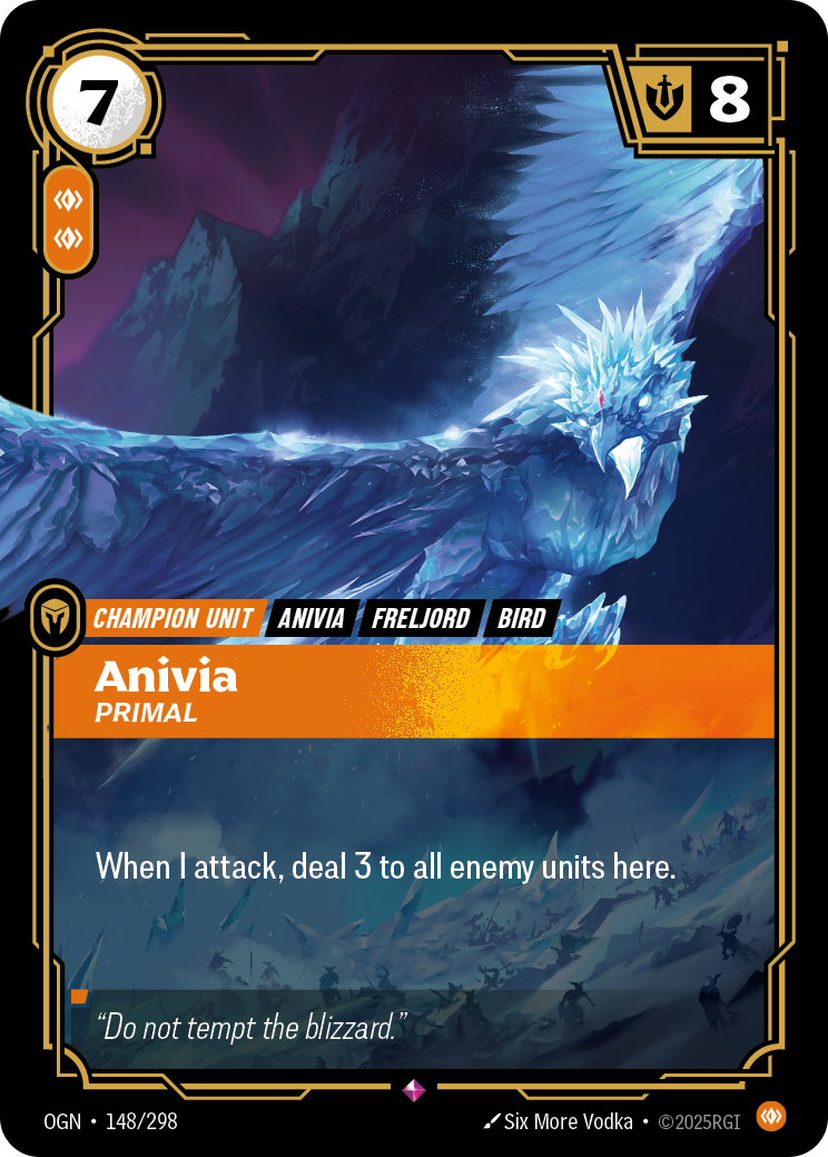 Anivia - Primal - Riftbound TCG Card