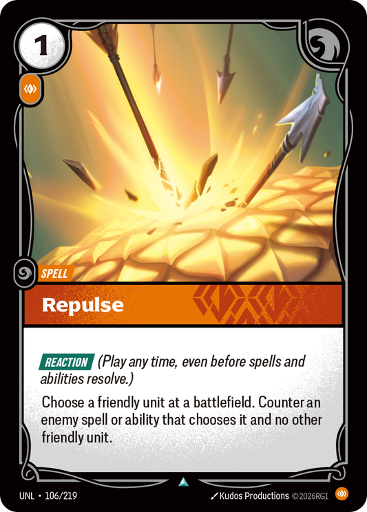 Repulse - Riftbound TCG Card