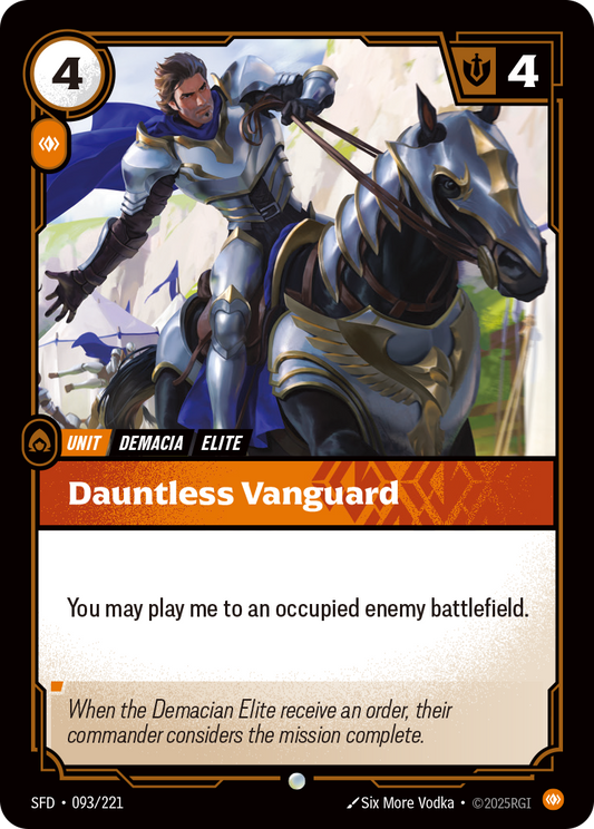 Dauntless Vanguard - Riftbound TCG Card