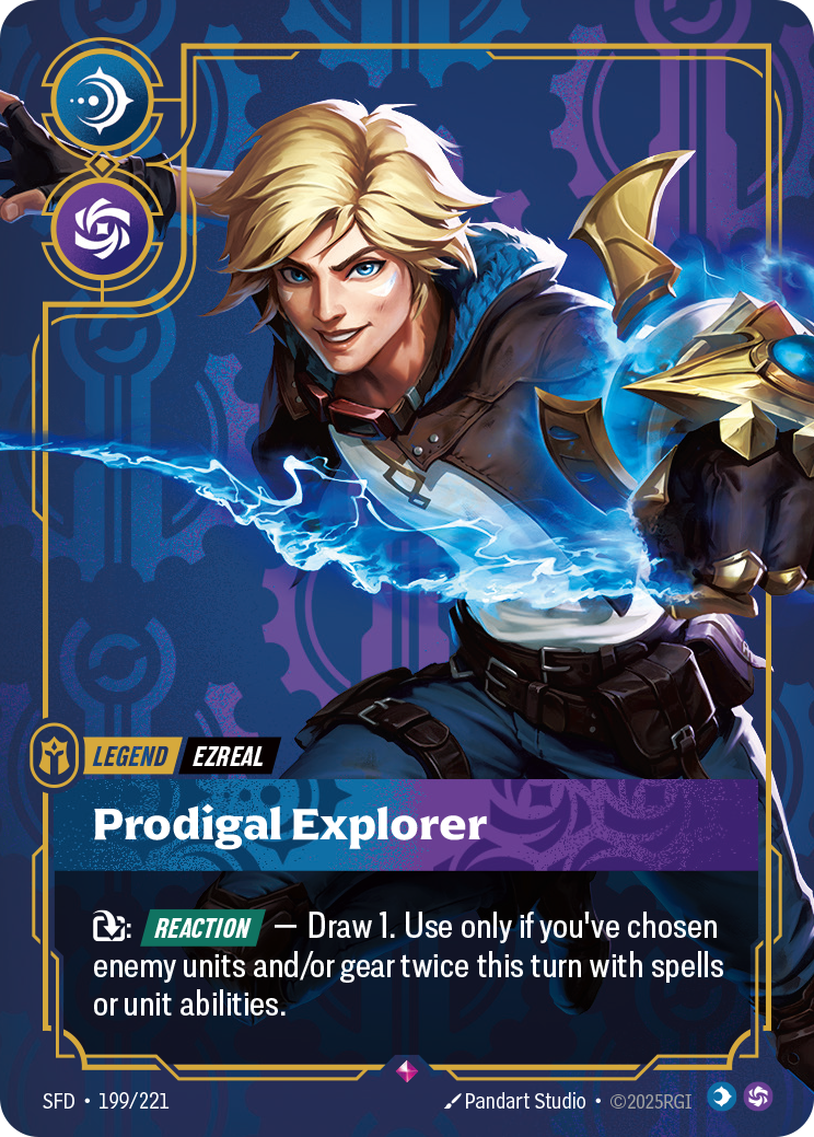 Ezreal - Prodigal Explorer - Riftbound TCG Card