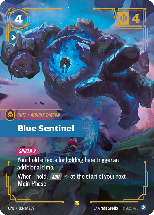 Blue Sentinel (Alternate Art) - Riftbound TCG Card