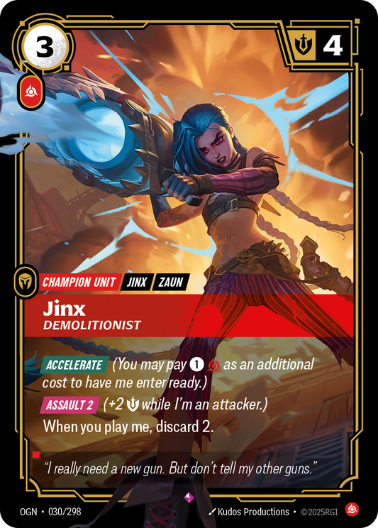 Jinx - Demolitionist - Riftbound TCG Card