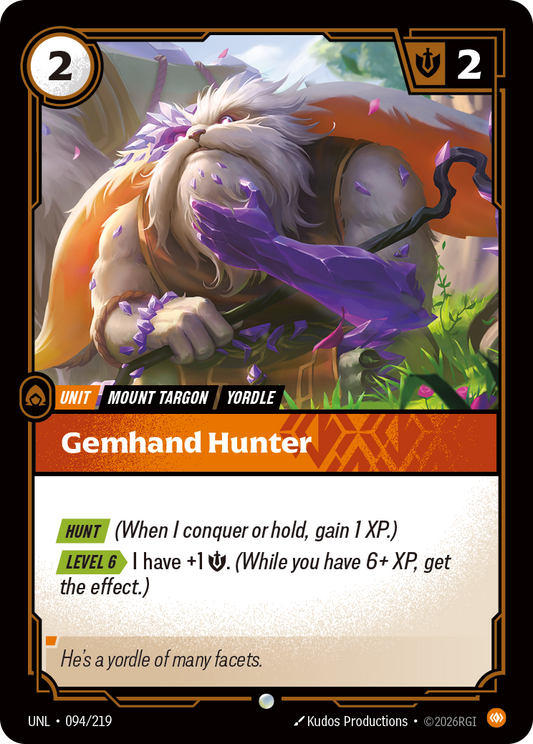 Gemhand Hunter - Riftbound TCG Card
