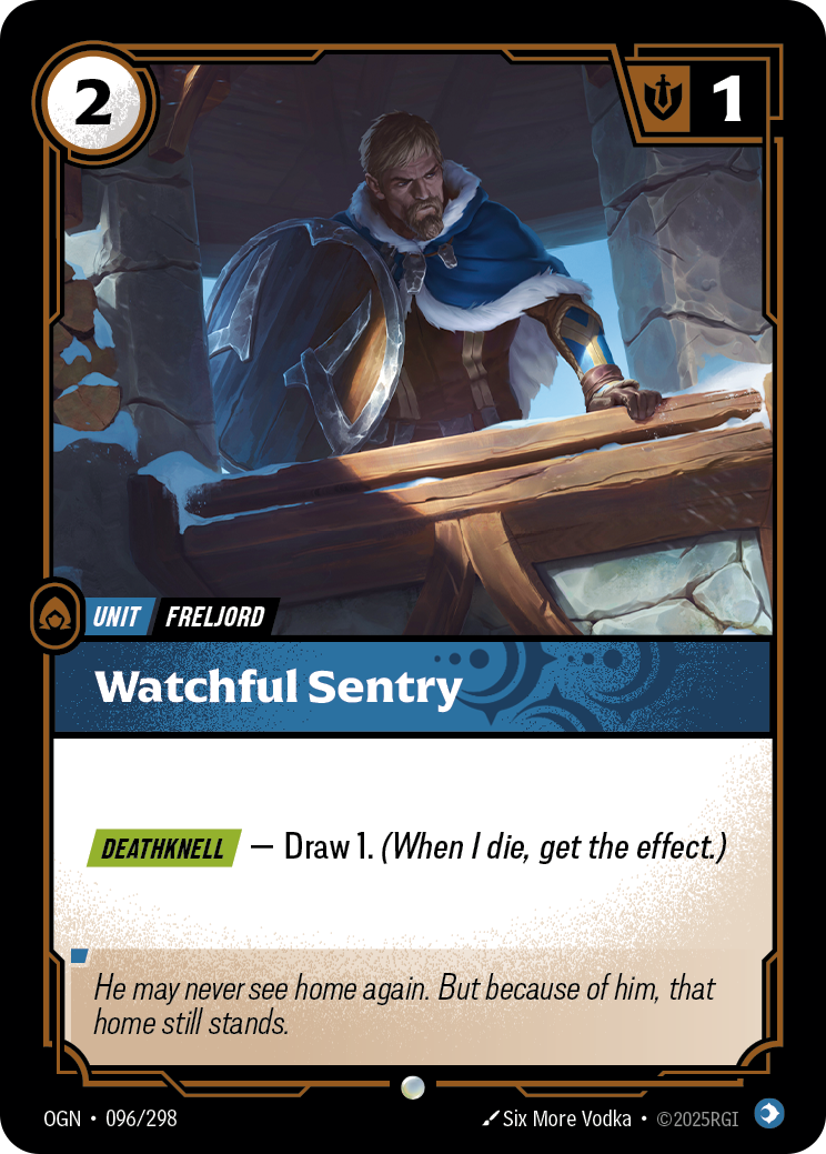 Watchful Sentry - Riftbound TCG Card