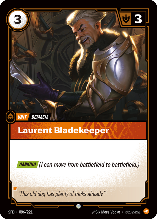 Laurent Bladekeeper - Riftbound TCG Card