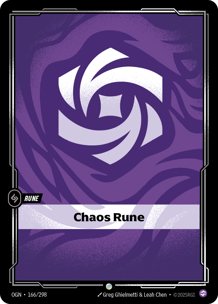 Chaos Rune - Riftbound TCG Card