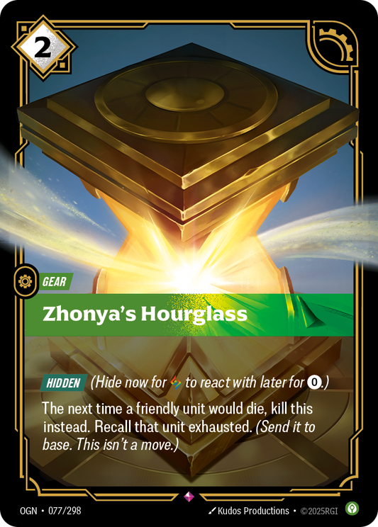 Zhonya's Hourglass - Riftbound TCG Card