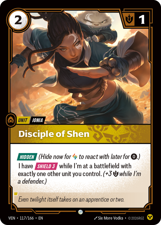 Disciple of Shen - Riftbound Vendetta