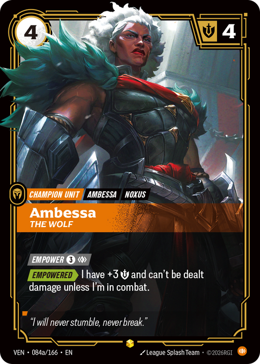 Ambessa, The Wolf (Alternate Art) (Foil) - Riftbound Vendetta