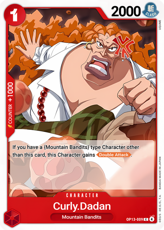 Curly.Dadan - One Piece TCG Card