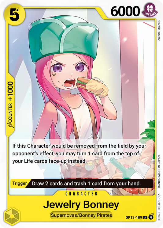 Jewelry Bonney (109) - One Piece TCG Card