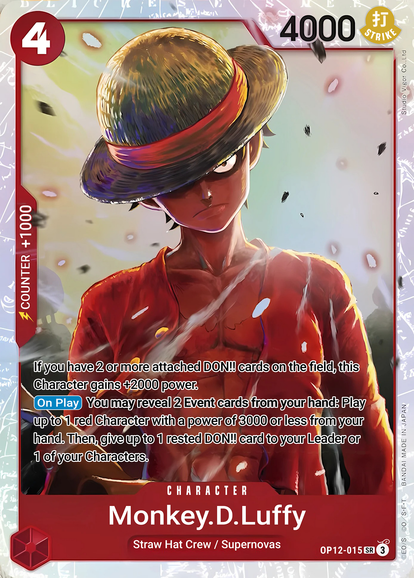Monkey.D.Luffy (Alternate Art) (Foil) - One Piece TCG Card