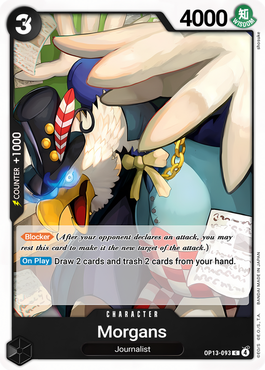 Morgans - One Piece TCG Card
