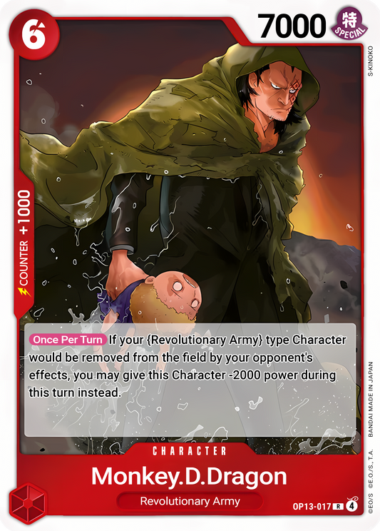 Monkey.D.Dragon (Foil) - One Piece TCG Card