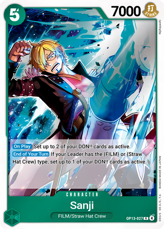 Sanji (Alternate Art) (Foil) - One Piece TCG Card