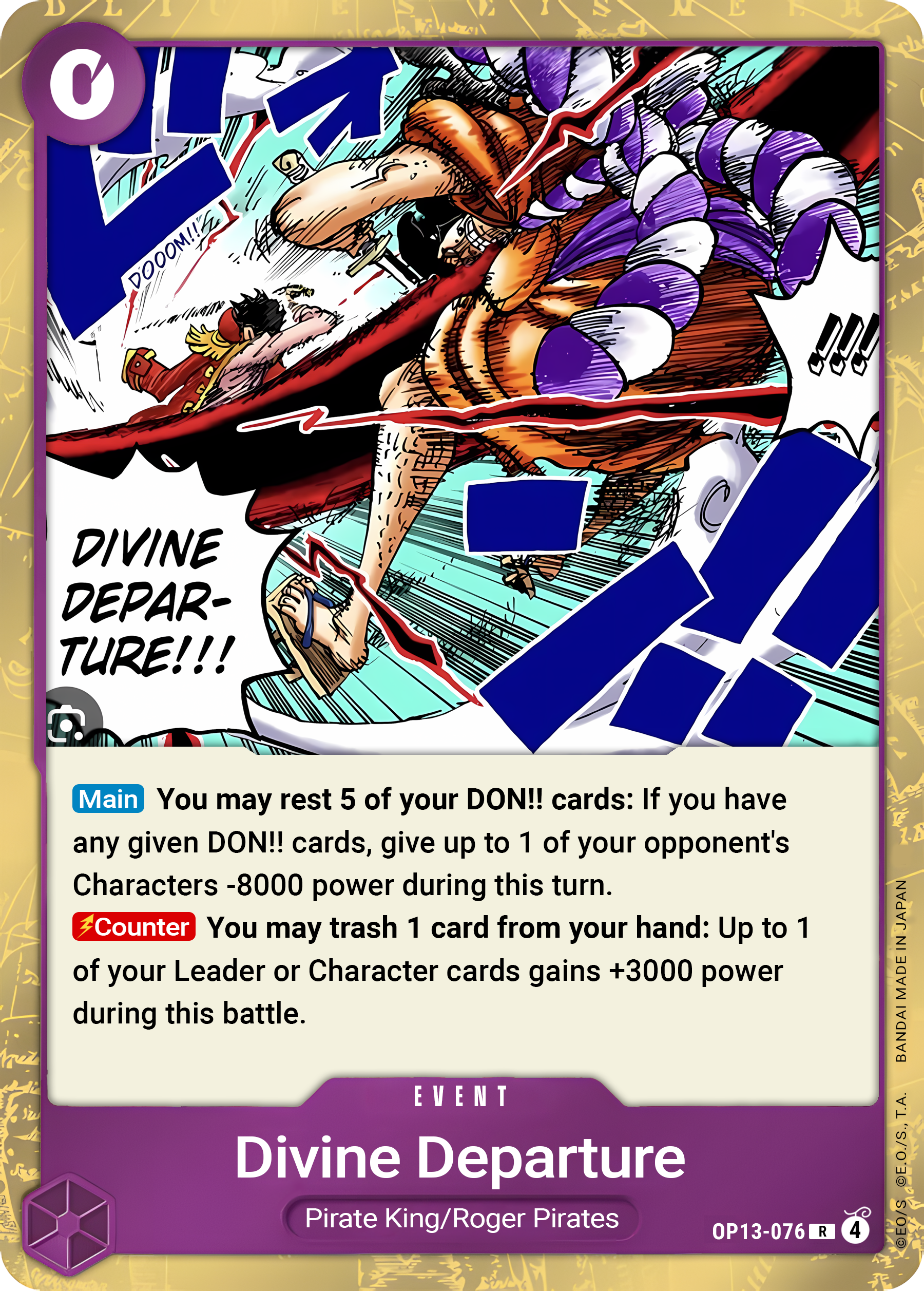 Divine Departure (Alternate Art) (Foil) - One Piece TCG Card