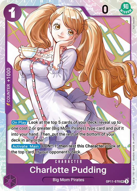 Charlotte Pudding (Foil) - One Piece TCG Card