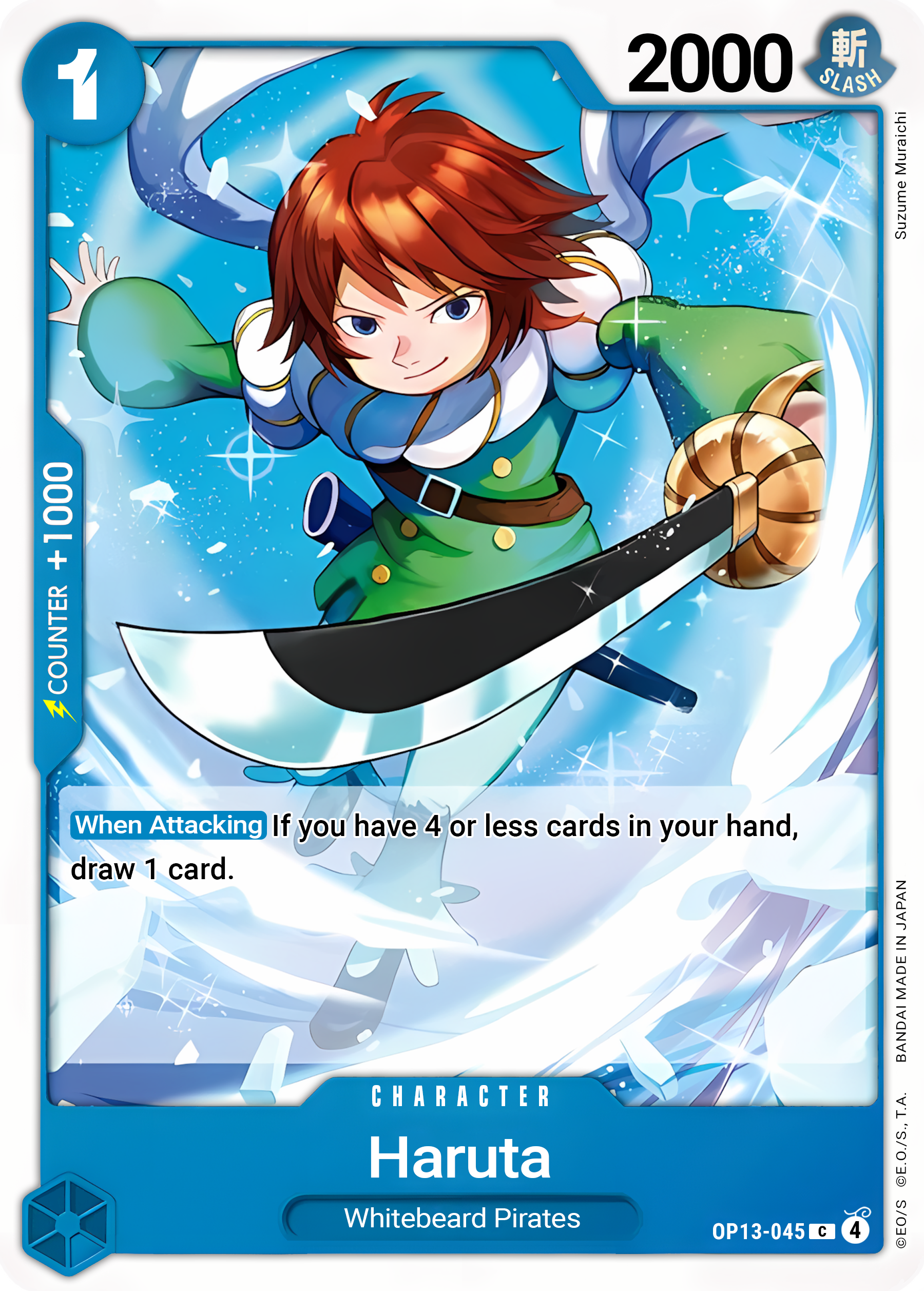 Haruta - One Piece TCG Card