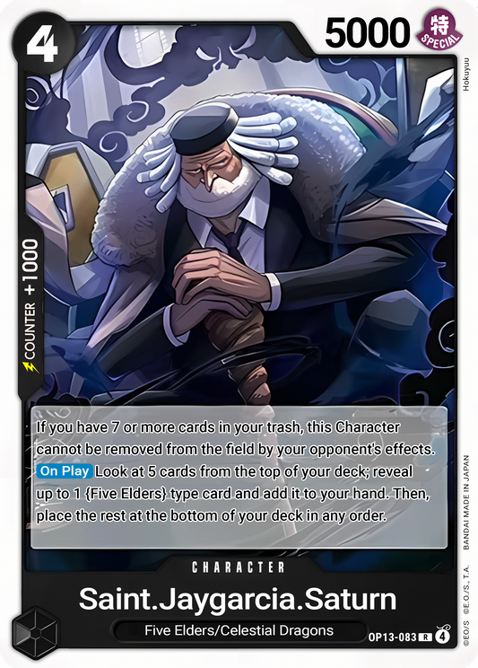 St. Jaygarcia Saturn (Foil) - One Piece TCG Card
