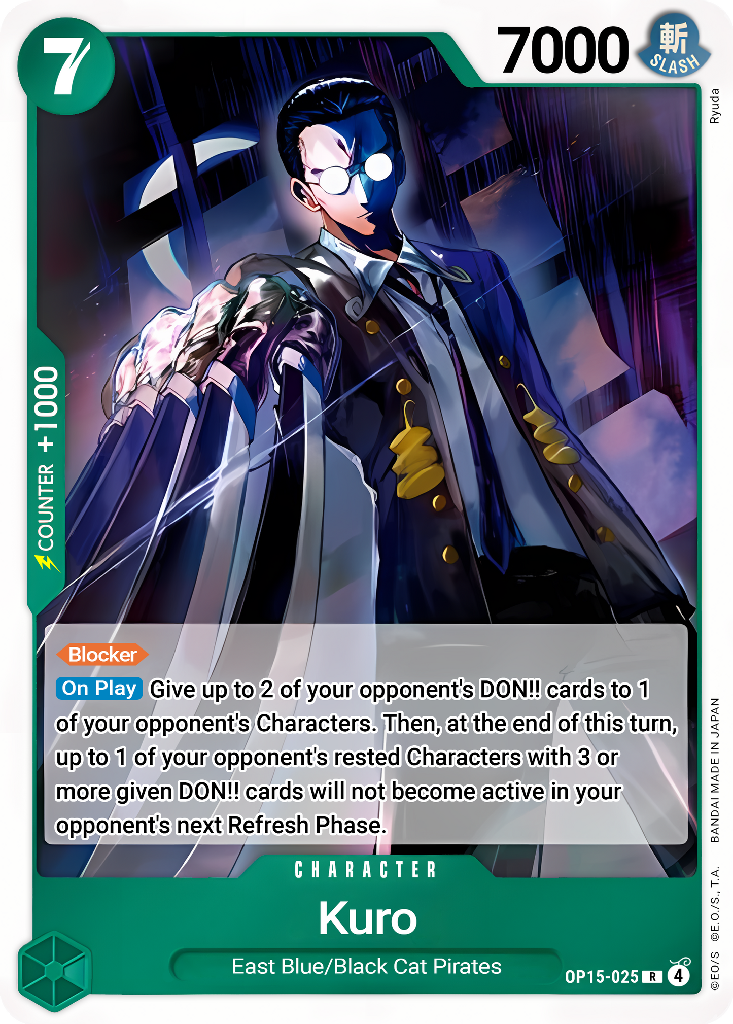 Kuro (Foil) - One Piece TCG Card
