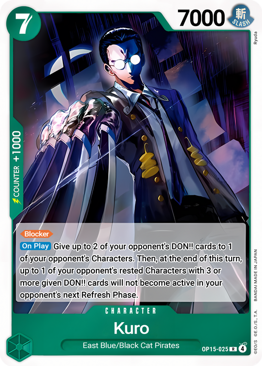 Kuro (Foil) - One Piece TCG Card