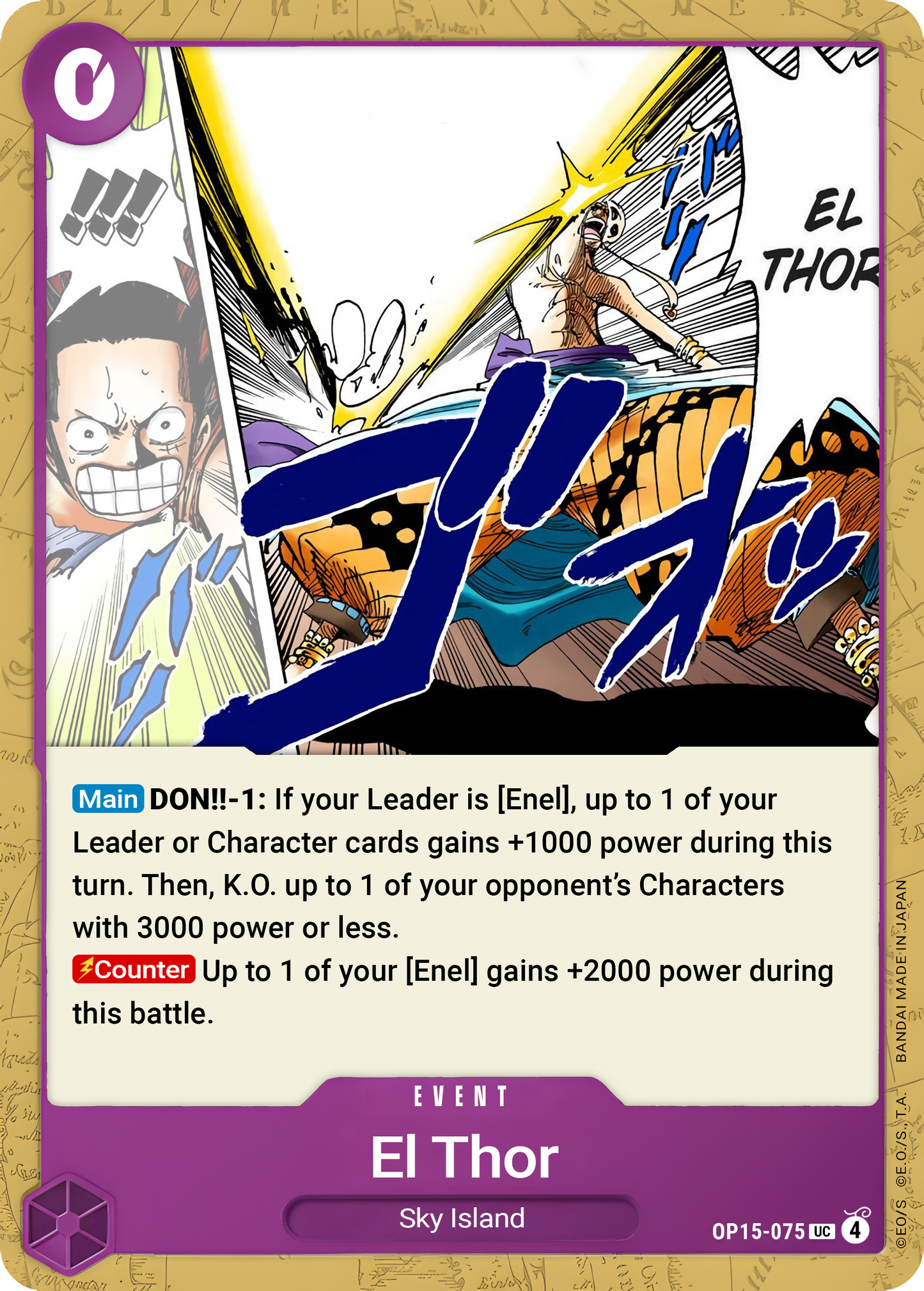 El Thor - One Piece TCG Card