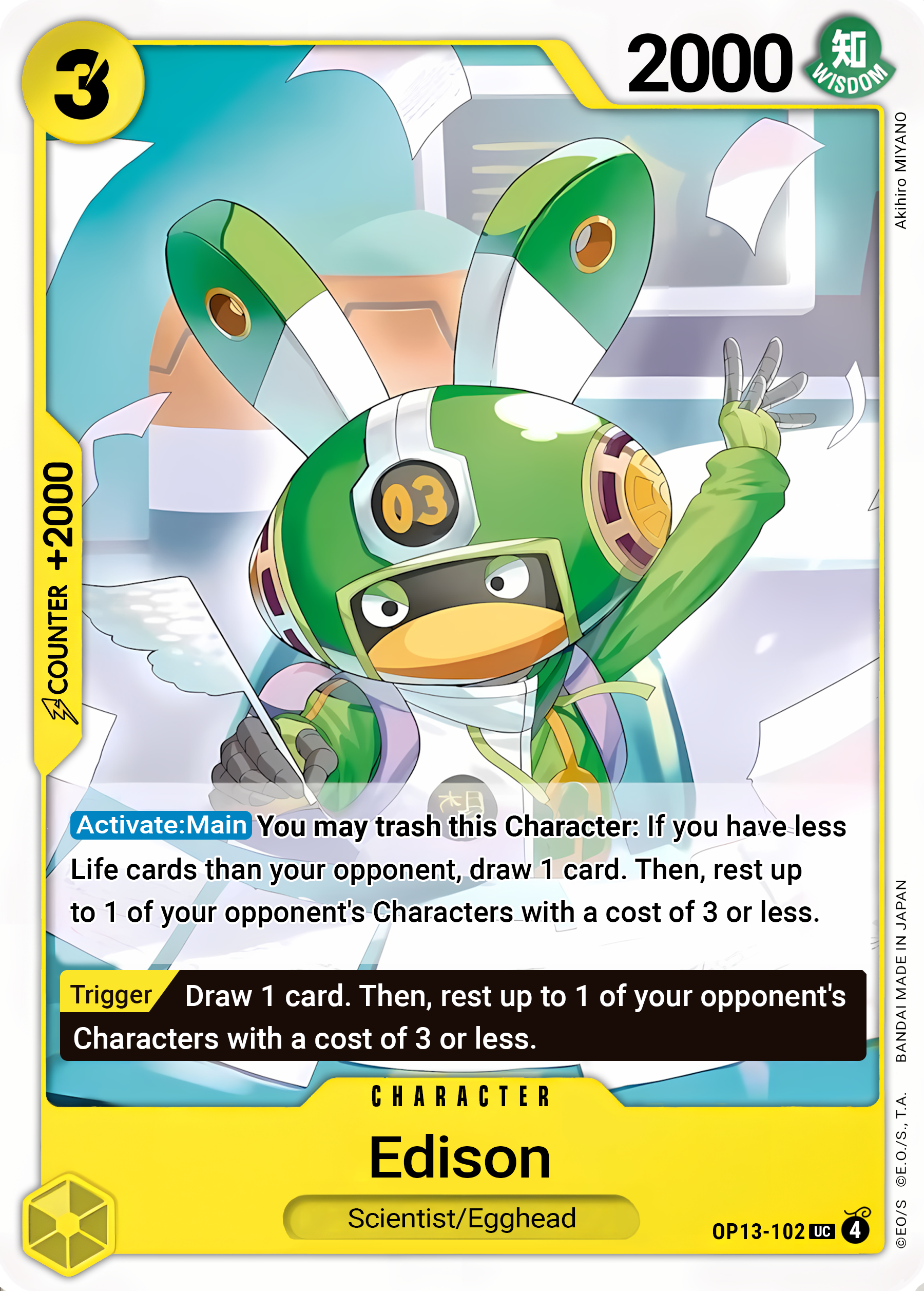 Edison - One Piece TCG Card