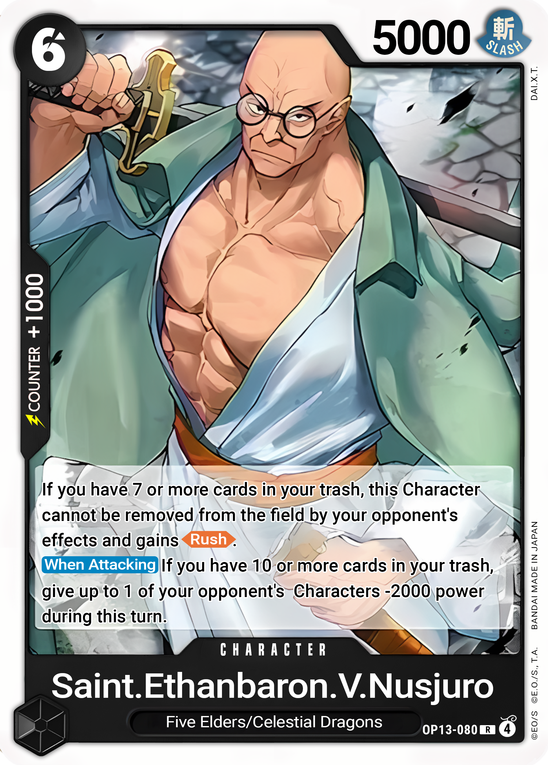 St. Ethanbaron V. Nusjuro (Foil) - One Piece TCG Card