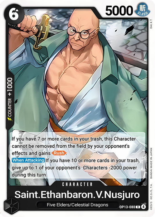 St. Ethanbaron V. Nusjuro (Foil) - One Piece TCG Card