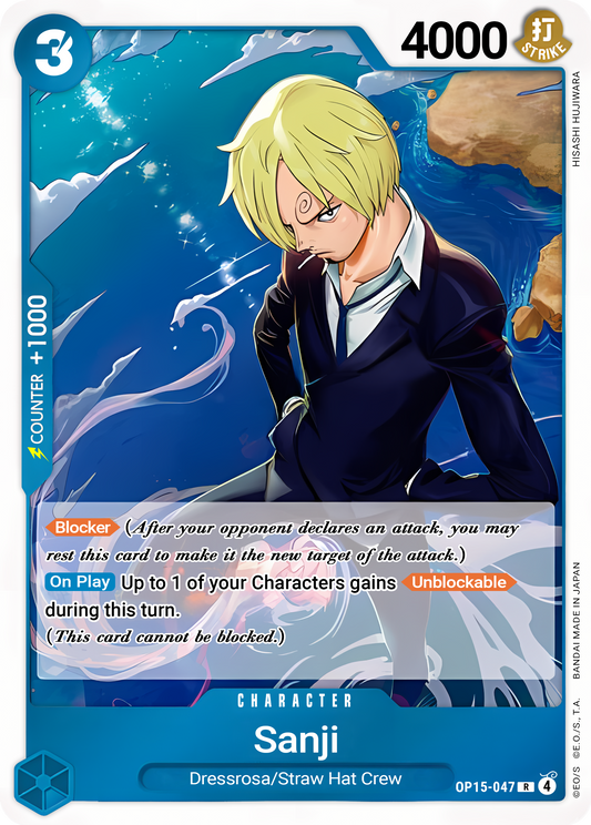 Sanji (OP15-047) (Foil) - One Piece TCG Card