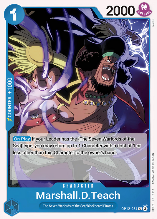 Marshall.D.Teach - One Piece TCG Card