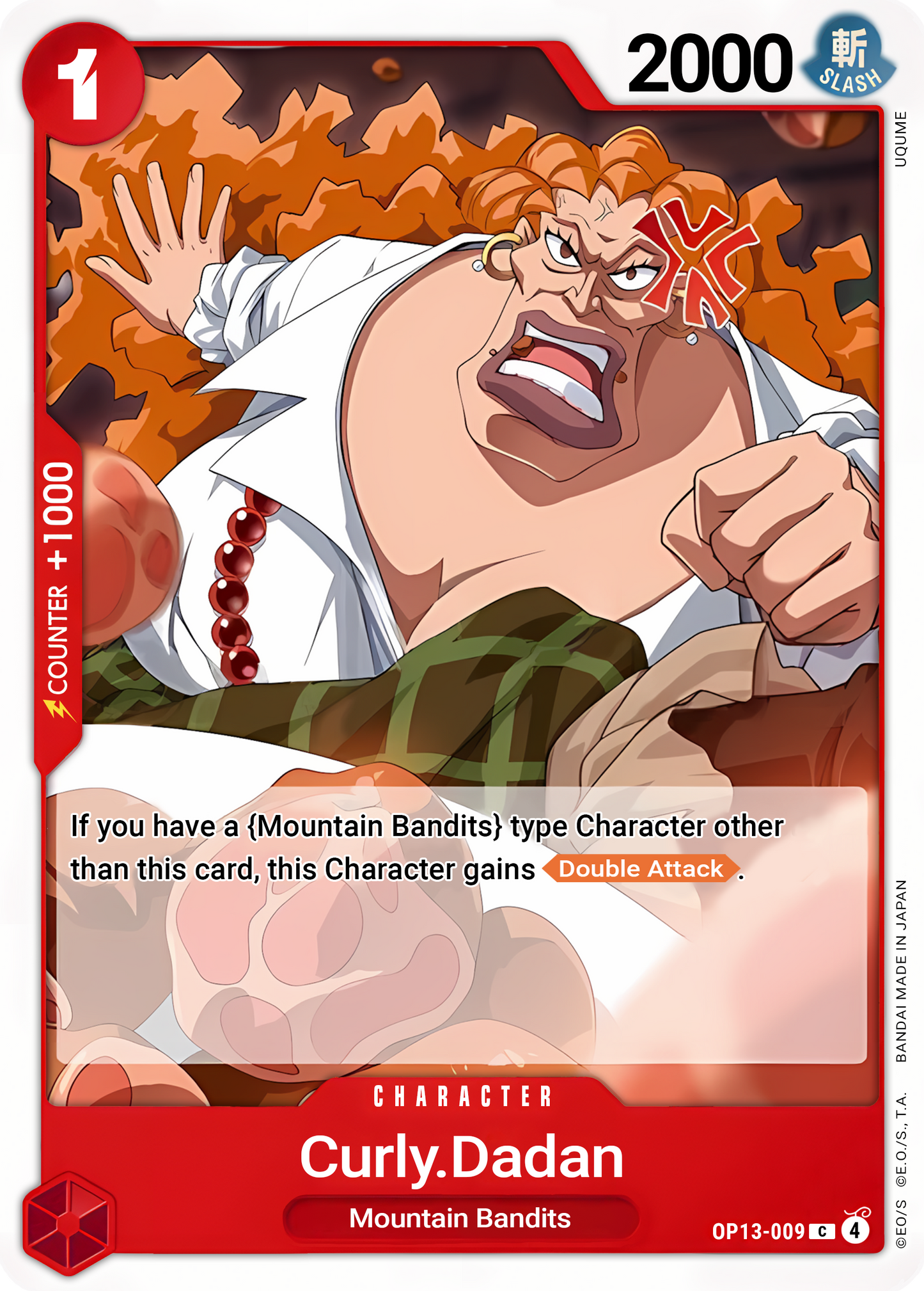 Curly.Dadan - One Piece TCG Card