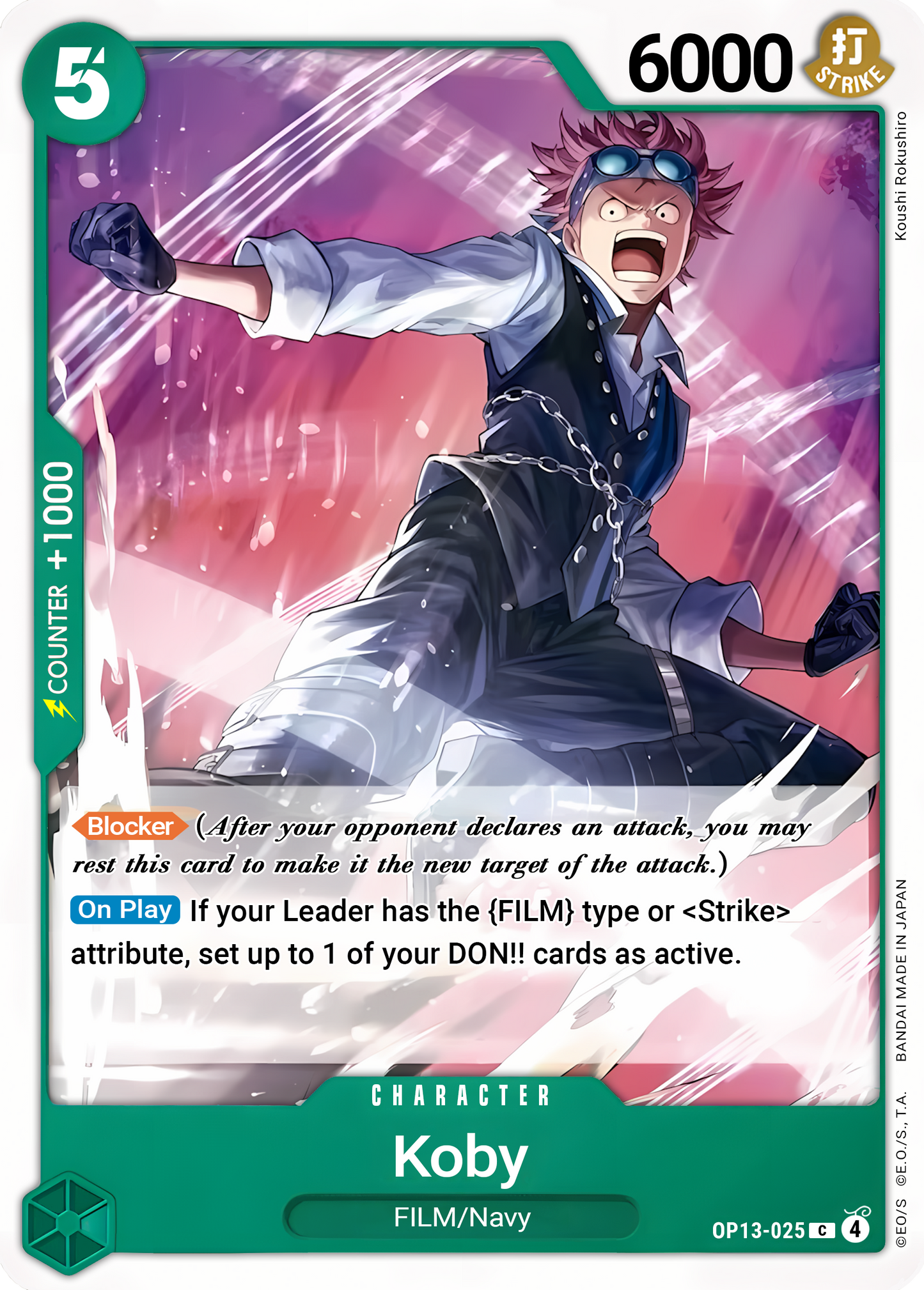 Koby - One Piece TCG Card