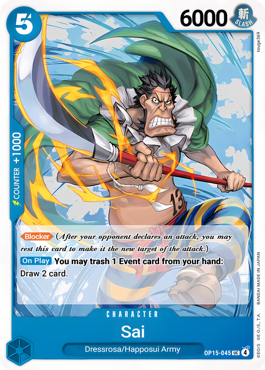 Sai - One Piece TCG Card